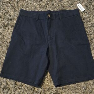 Old Navy Navy Blue Men's Flat Front Shorts